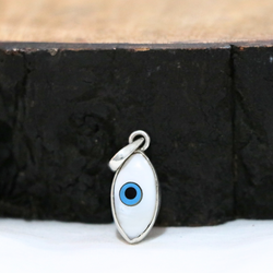 Evil Eye 925 Sterling Silver Charm Pendant - Anjoriya Jewels