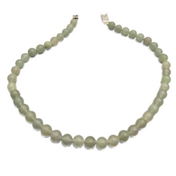 Natural Gemstone 1-Line Stone Mala - 15 Inches Necklace - Anjoriya Jewels