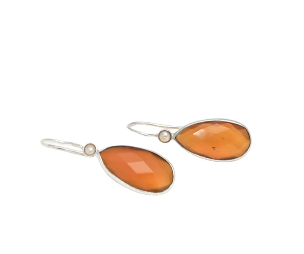 Citrine Teardrop Earring - Anjoriya Jewels